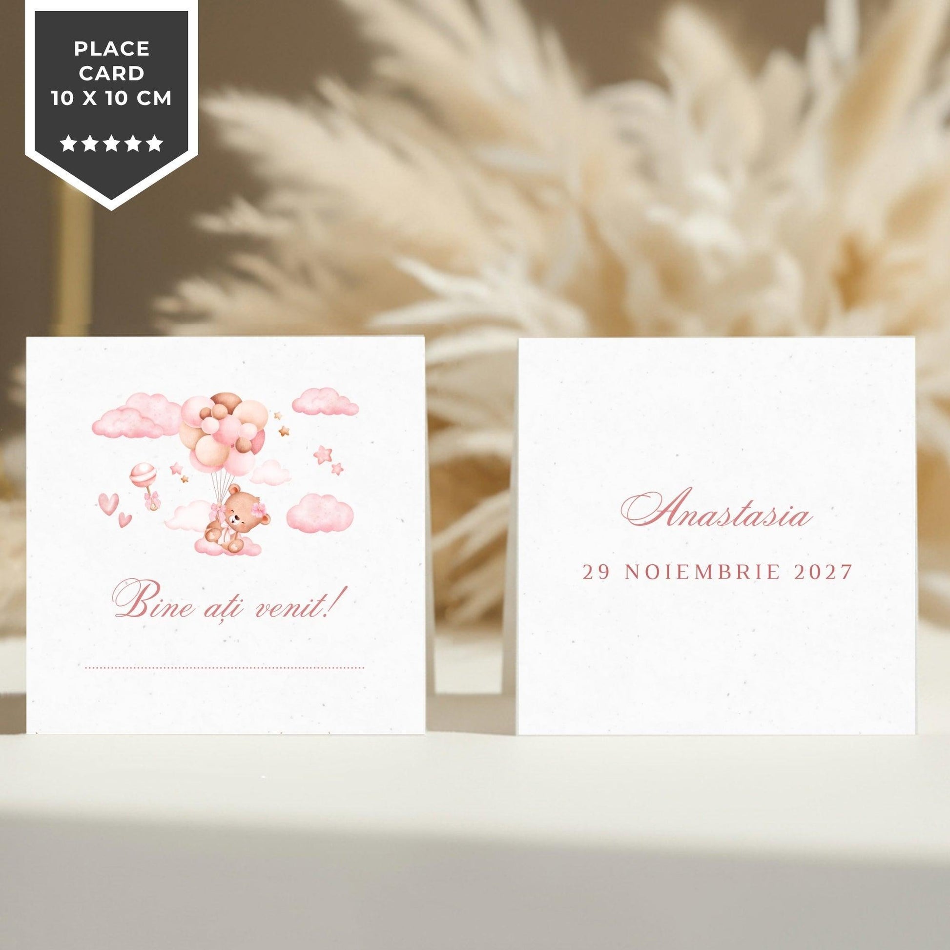 Invitatie Botez My Baby Girl, Format Digital-BalloonEvents.ro