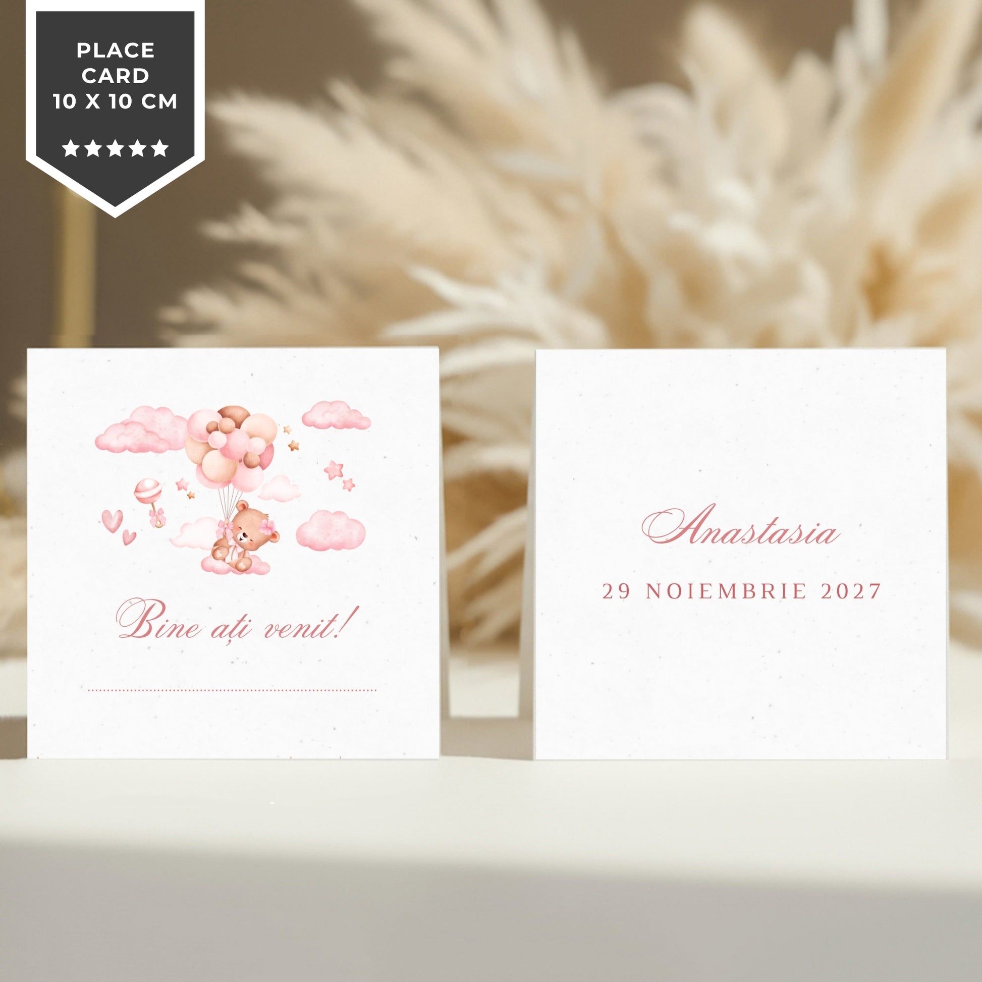 Invitatie Botez My Baby Girl, Format Digital-BalloonEvents.ro