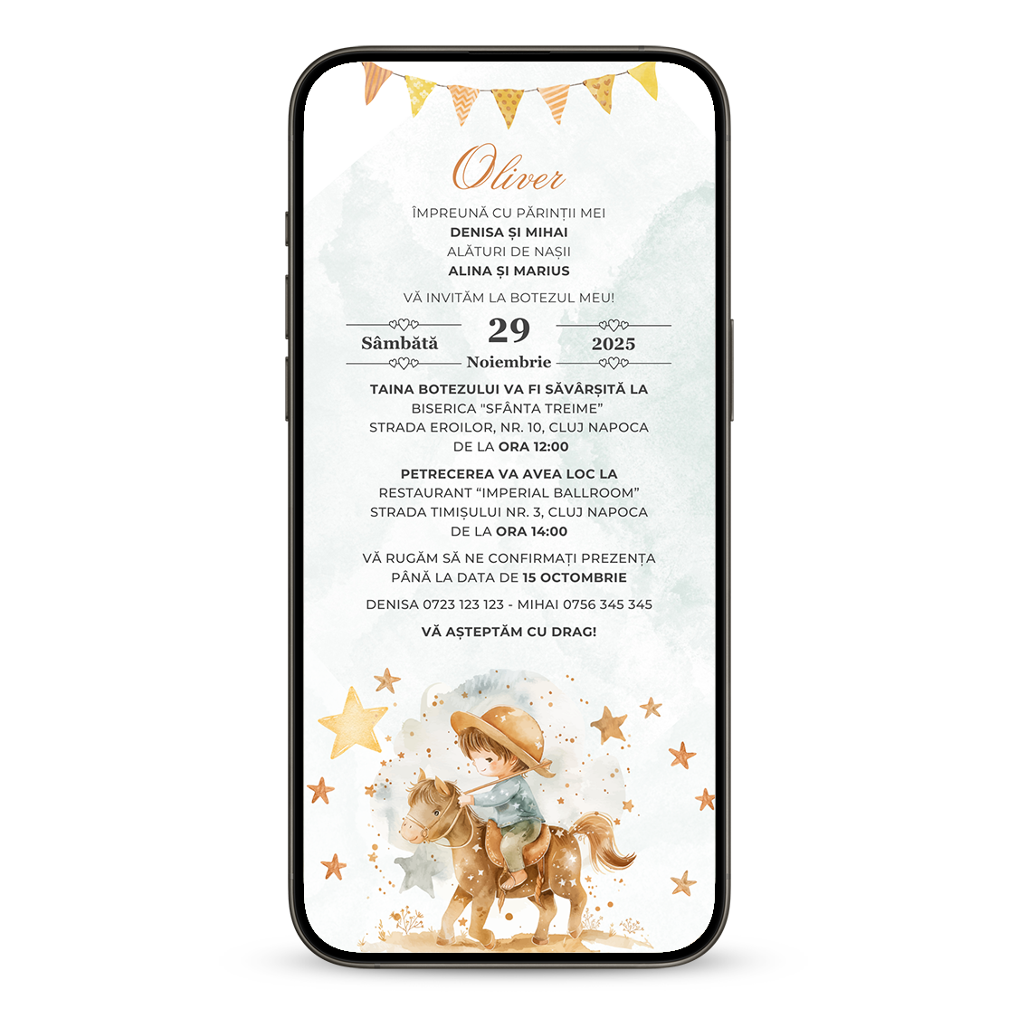 Invitatie Botez My Explorer, Format Digital-BalloonEvents.ro