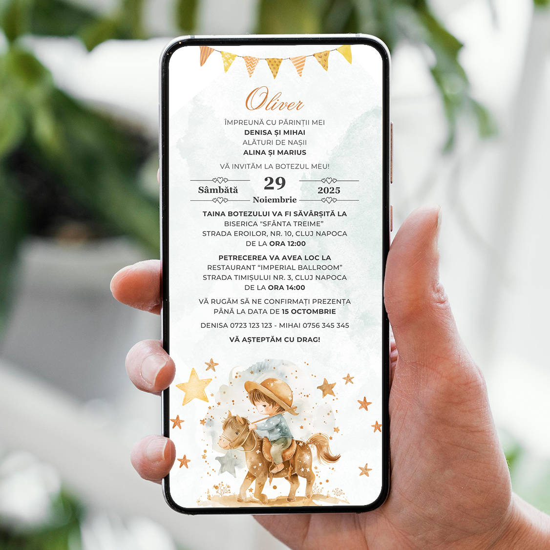 Invitatie Botez My Explorer, Format Digital-BalloonEvents.ro