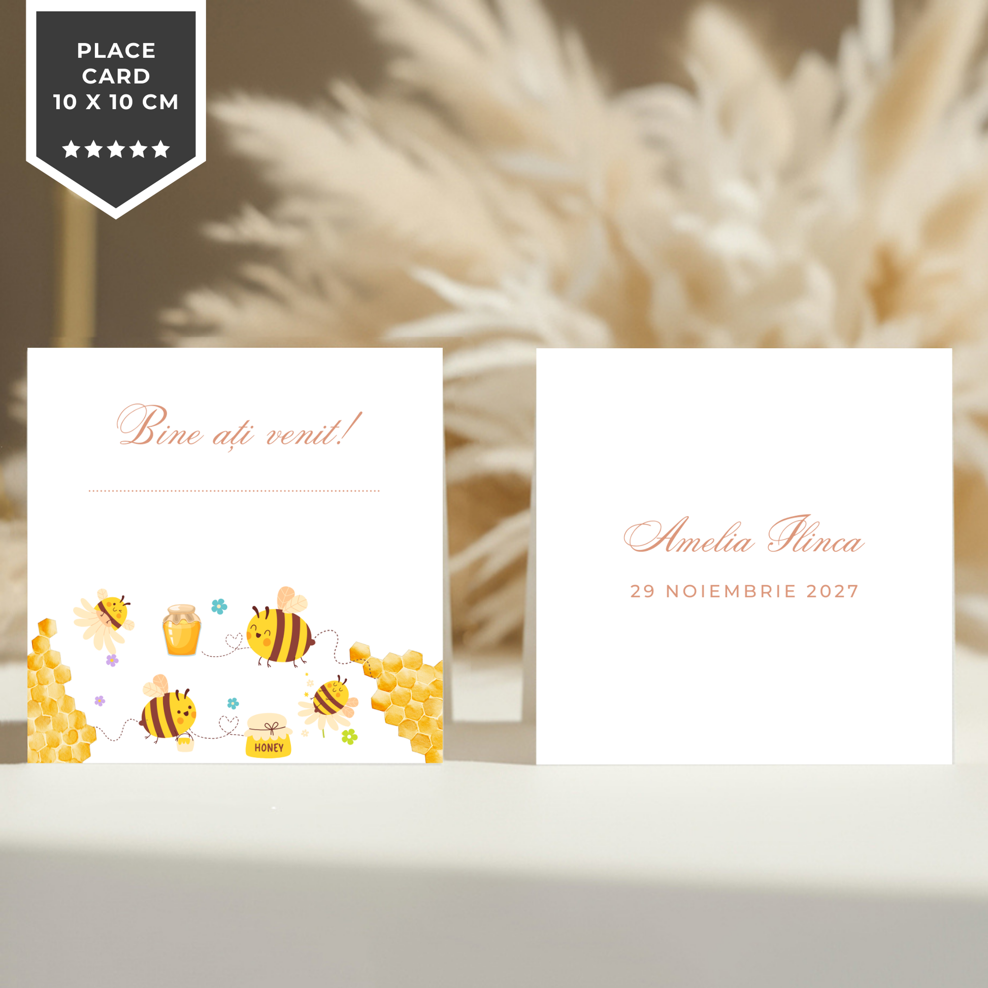 Invitatie Botez My Honey, Format Digital-BalloonEvents.ro