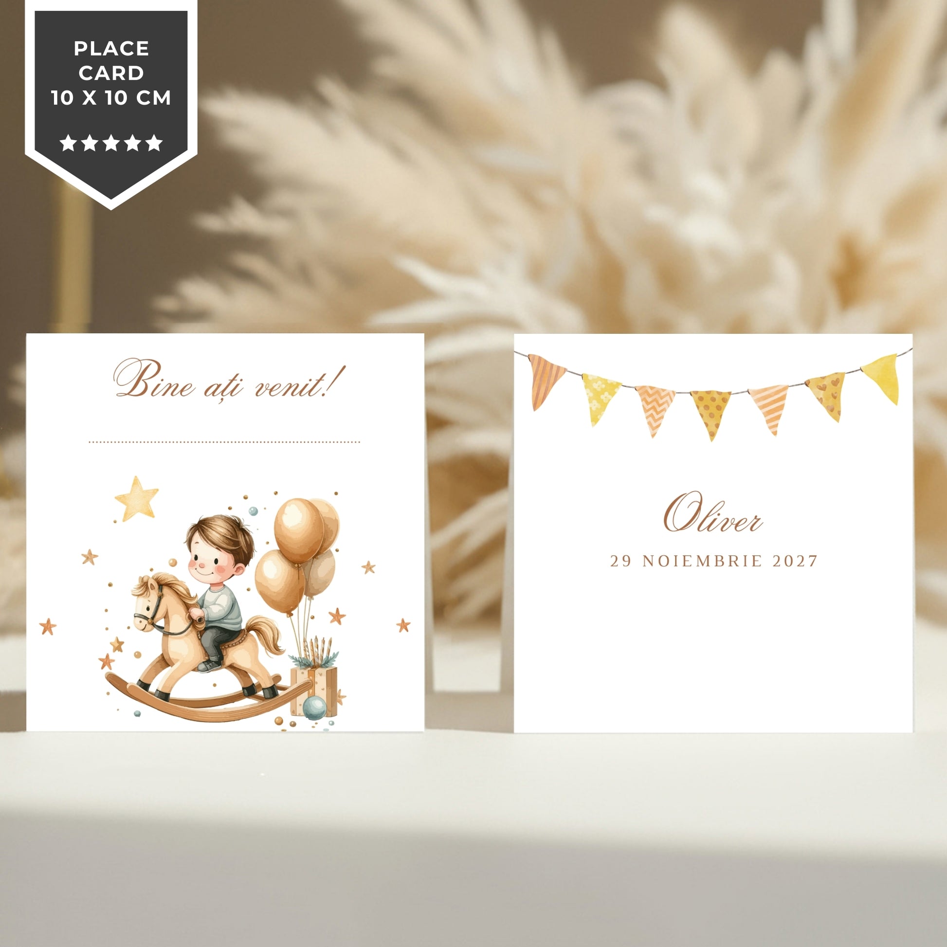 Invitatie Botez My Prince, Format Digital-BalloonEvents.ro