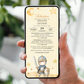 Invitatie Botez My Warrior, Format Digital-BalloonEvents.ro