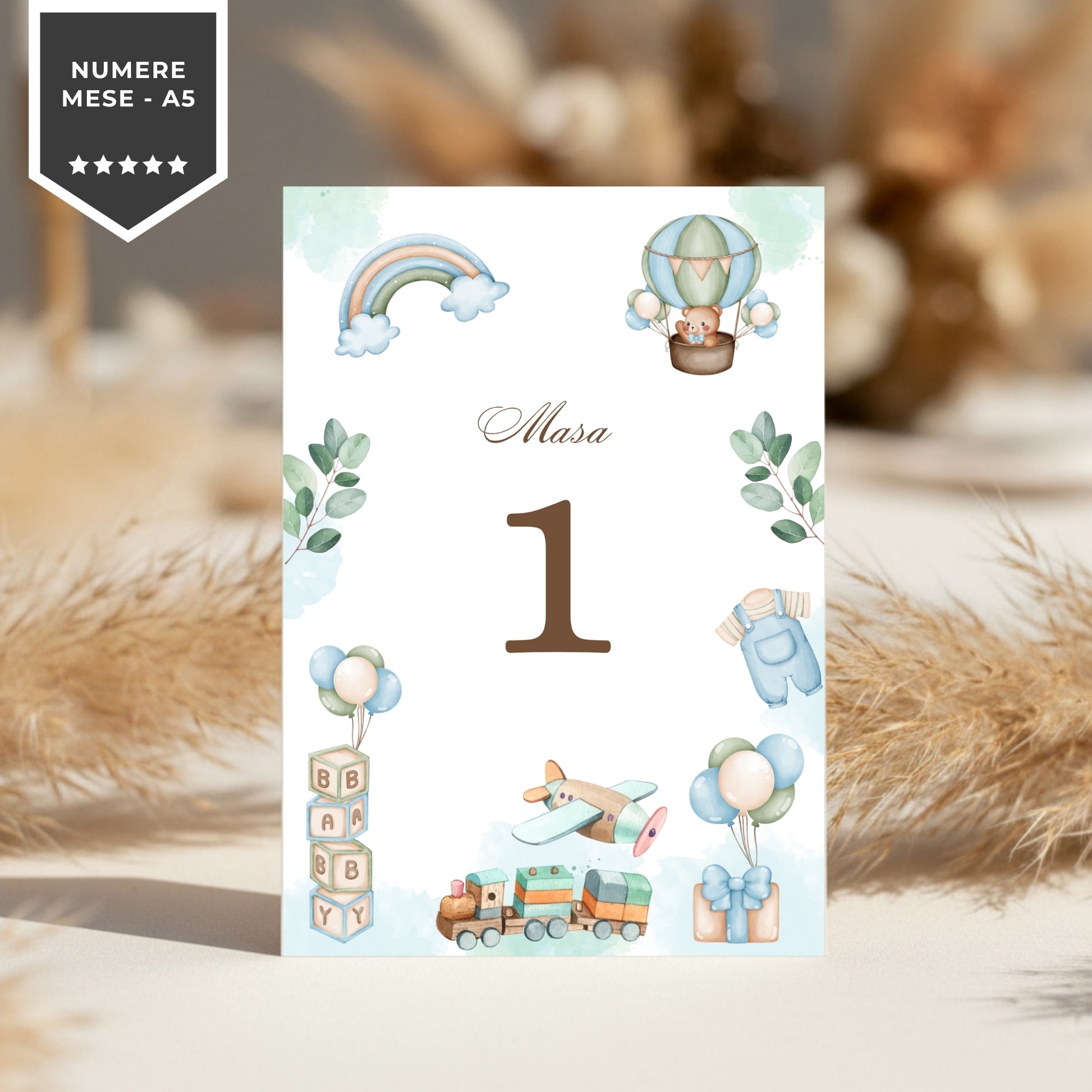 Invitatie Botez Play, Format Digital-BalloonEvents.ro