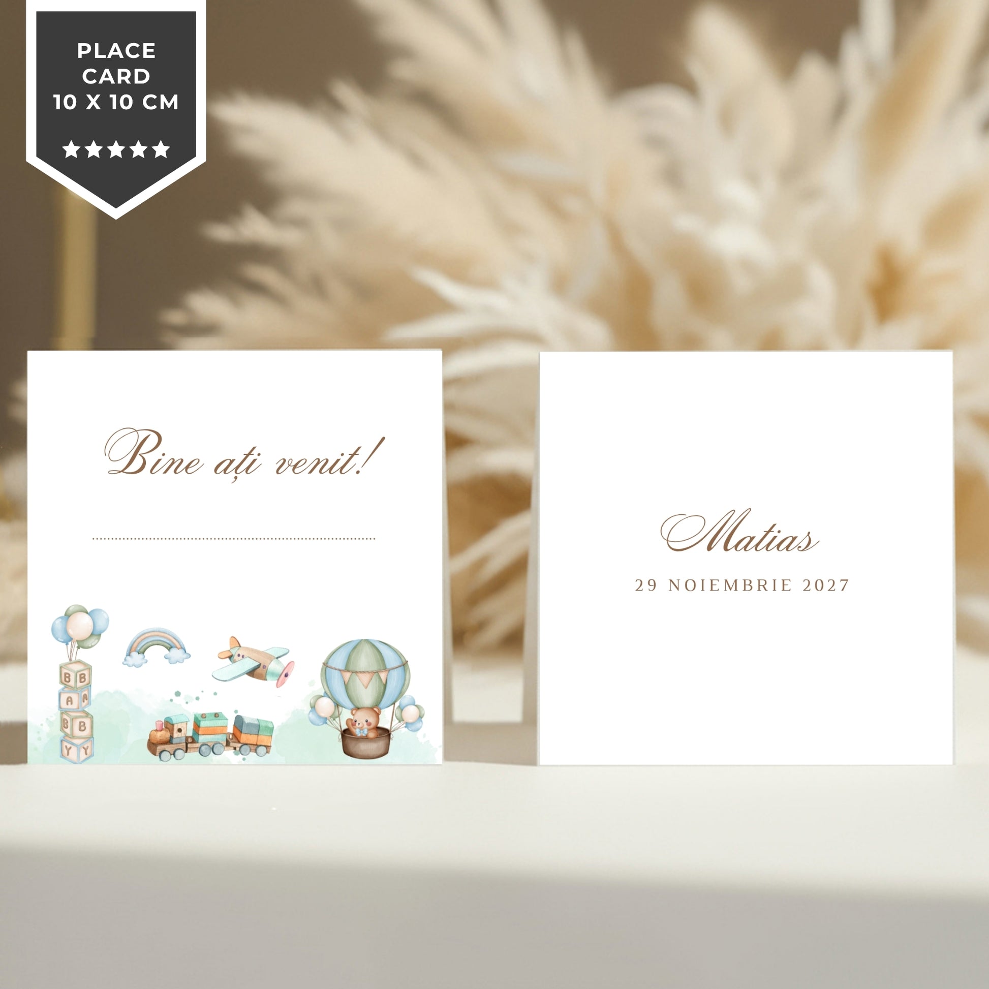 Invitatie Botez Play, Format Digital-BalloonEvents.ro