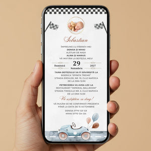 Invitatie Botez Racing, Format Digital
