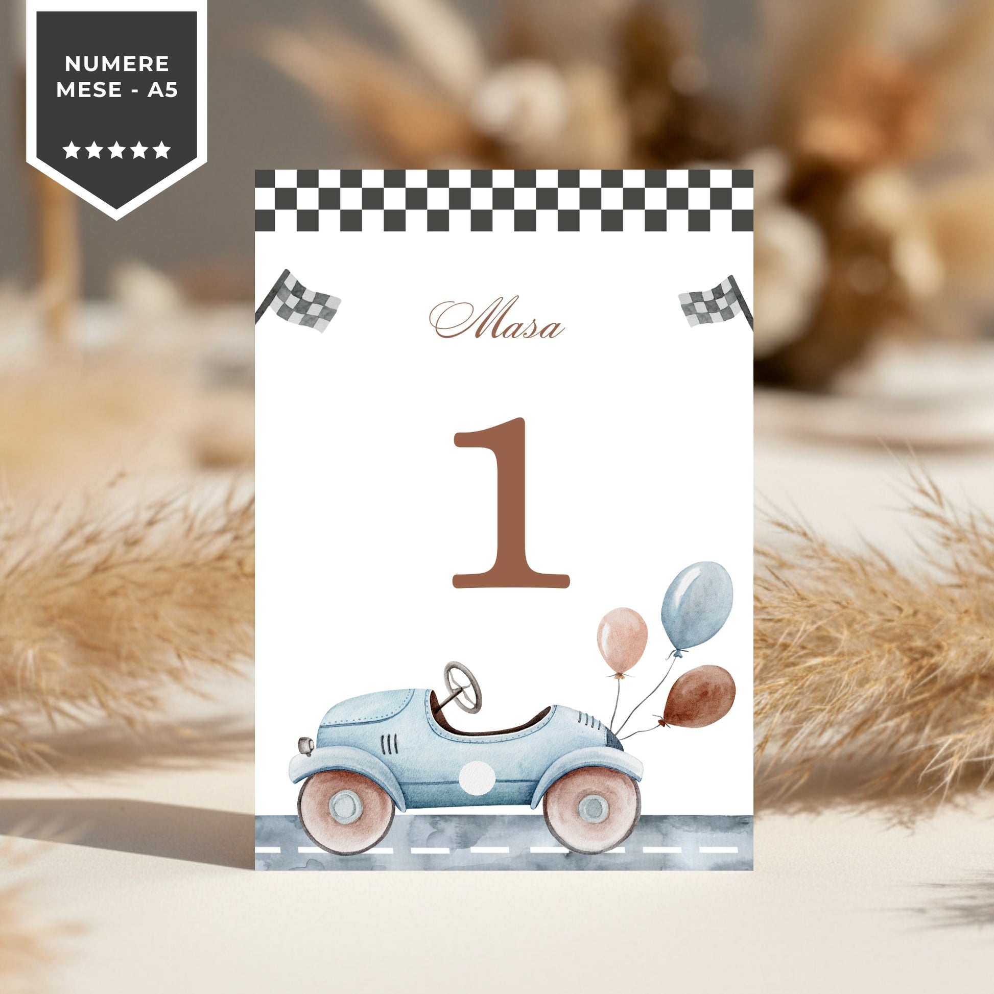 Invitatie Botez Racing, Format Digital-BalloonEvents.ro