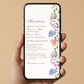 Invitatie Botez Spring Flowers, Format Digital-BalloonEvents.ro