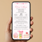 Invitatie Botez Sweet Moments, Format Digital-BalloonEvents.ro