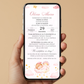 Invitatie Botez Twinkle Baby Girl, Format Digital-BalloonEvents.ro