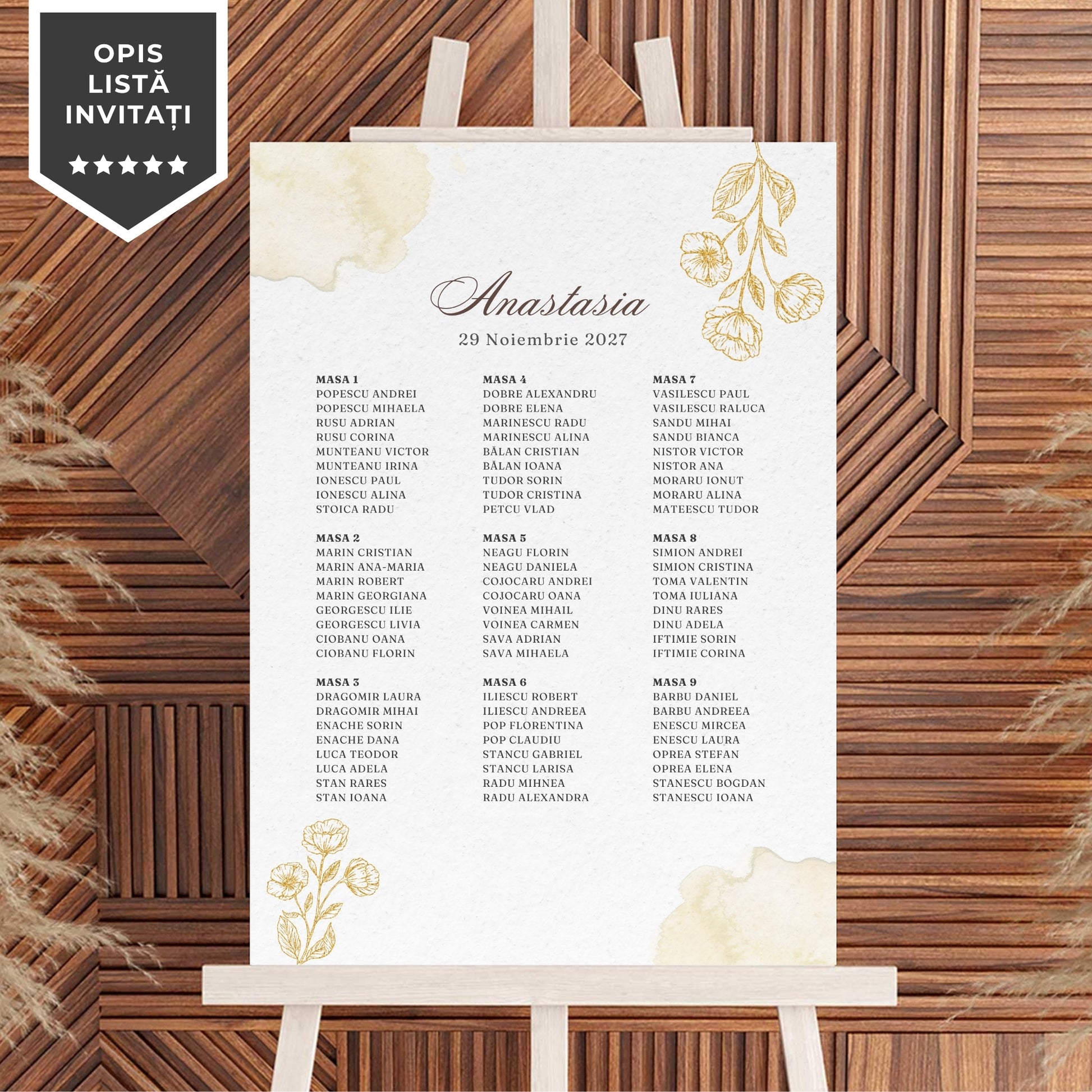 Invitatie Botez Wonderful, Format Digital-BalloonEvents.ro