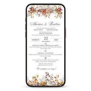Invitatie Cununie Civila Big Celebration, Format Digital