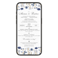 Invitatie Cununie Civila Blue Flowers, Format Digital