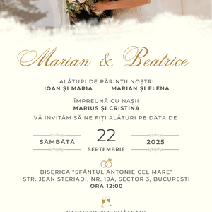 Invitatie Nunta Forever, Format Digital-BalloonEvents.ro