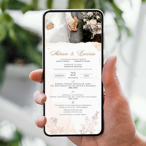 Invitatie Nunta Friends, Format Digital-BalloonEvents.ro