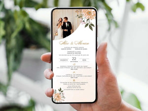 Invitatie Nunta Happy, Format Digital