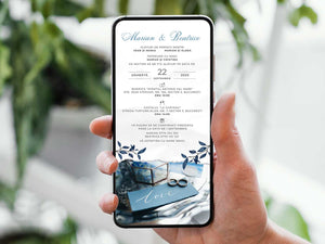 Invitatie Nunta Love, Format Digital