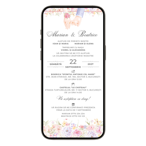 Invitatie Nunta My Love & Friend, Format Digital