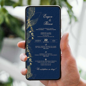 Invitatie Nunta Prestige, Format Digital-BalloonEvents.ro