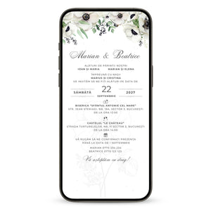 Invitatie Nunta Spark Joy, Format Digital-BalloonEvents.ro