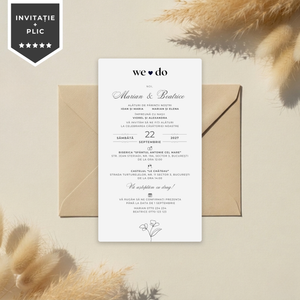 Invitatie Nunta We Do, Format Digital