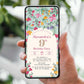 Invitatie Zi De Nastere Elysian, Format Digital