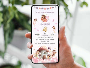 Invitatie Zi De Nastere Fairy World, Format Digital