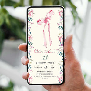 Invitatie Zi De Nastere Fundita, Format Digital-BalloonEvents.ro