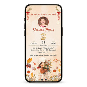 Invitatie Zi De Nastere Sweety, Format Digital-BalloonEvents.ro