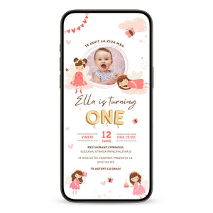 Invitatie Zi De Nastere Zane, Format Digital-BalloonEvents.ro