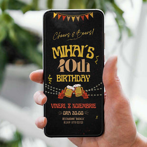 Invitatie Zi de Nastere Big Brother, Format Digital-BalloonEvents.ro