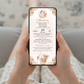 Invitatie Botez Boho, Format Digital