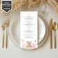 Invitatie Botez Ursuletul Jucaus Baby Girl, Format Digital