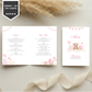 Invitatie Botez Ursuletul Jucaus Baby Girl, Format Digital