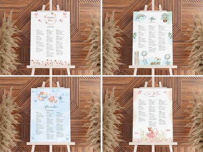 Lista Invitati, Pe Tematica Invitației Digitale, Format PDF