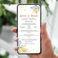 Invitatie Nunta Golden, Format Digital