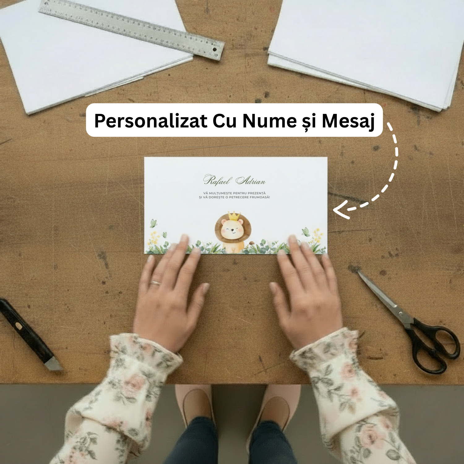 Plic Simplu Hartie DL Pentru Bani (Print - Minim 30 Buc)