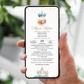 Invitatie Botez Baby Boy Royal, Format Digital-BalloonEvents.ro