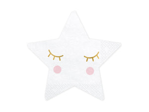 Set 20 Servetele Little Star - Star, 16X16Cm