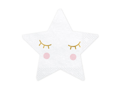 Set 20 Servetele Little Star - Star, 16X16Cm