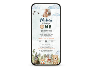 Invitatie Taierea Motului - Turta, Sweet Forest, Format Digital