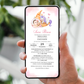 Invitatie Botez Unicorn, Format Digital-BalloonEvents.ro