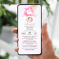 Invitatie Botez Unicorn World, Format Digital-BalloonEvents.ro