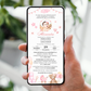 Invitatie Botez Ursuletul Jucaus Baby Girl, Format Digital-BalloonEvents.ro