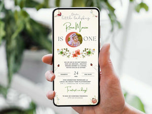 Invitatie Taierea Motului - Turta, Buburuze Vesele, Format Digital