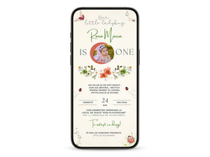 Invitatie Taierea Motului - Turta, Buburuze Vesele, Format Digital