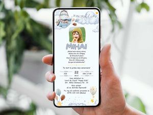 Invitatie Taierea Motului - Turta, Oh How Time Flies, Format Digital