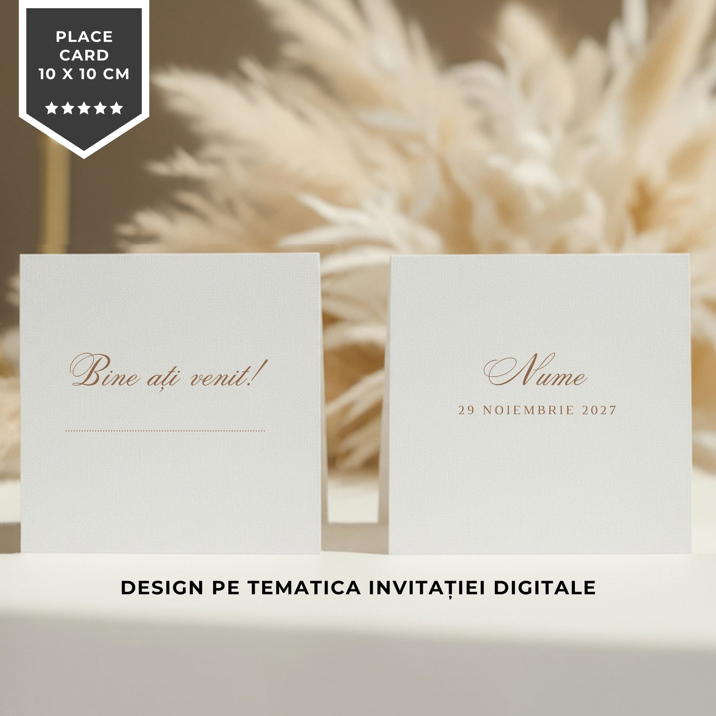 Place Card (print - minim 30 buc)