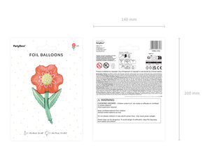 Balon Din Folie Floare, 53X96 Cm