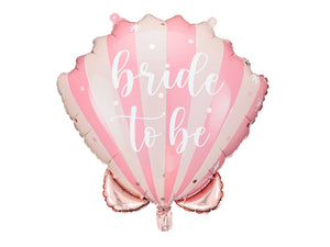 Balon Din Folie Scoica Bride To Be, 52X50 Cm